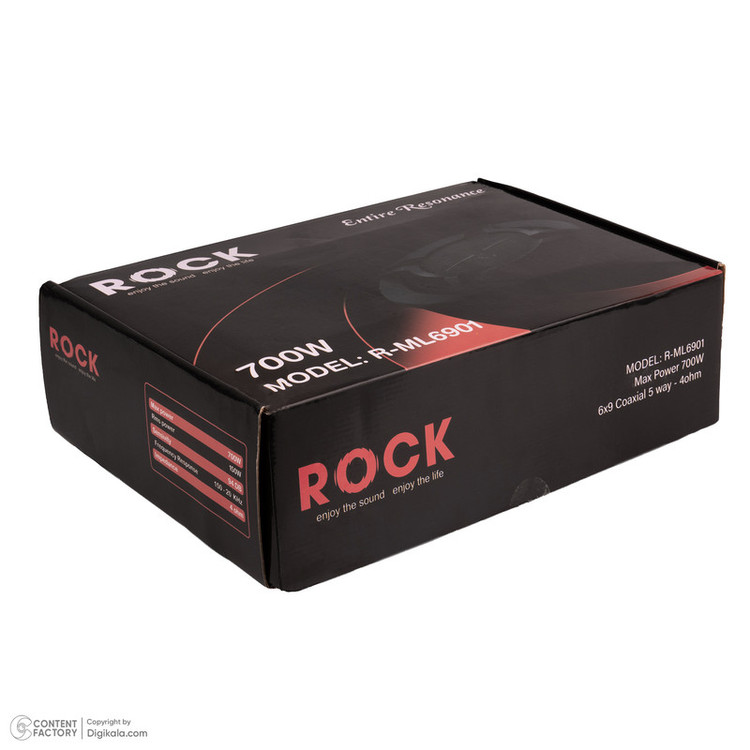 اسپیکر پشت خودرو راک مدل RML6901 سایز 10 اینچ بسته 2 عددی