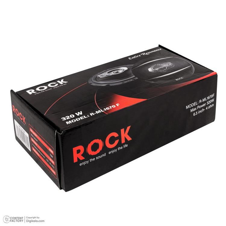اسپیکر پشت خودرو راک مدل RML1670F سایز 7 اینچ بسته 2 عددی